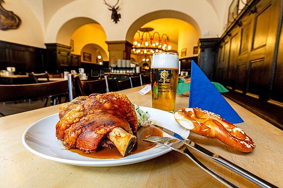 Augustiner Original Building and Restaurant, Food and Drinks